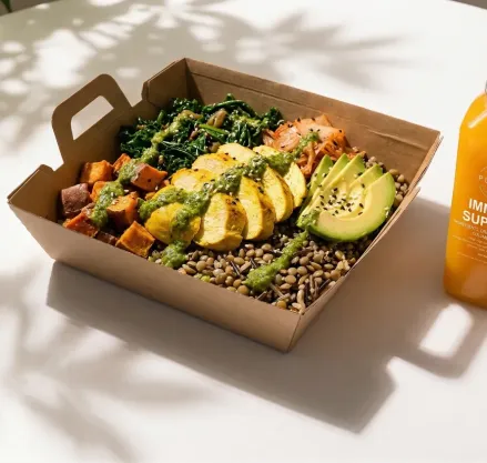 Vegan gut reset plate
