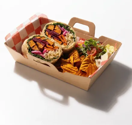 Veggie rainbow wrap 