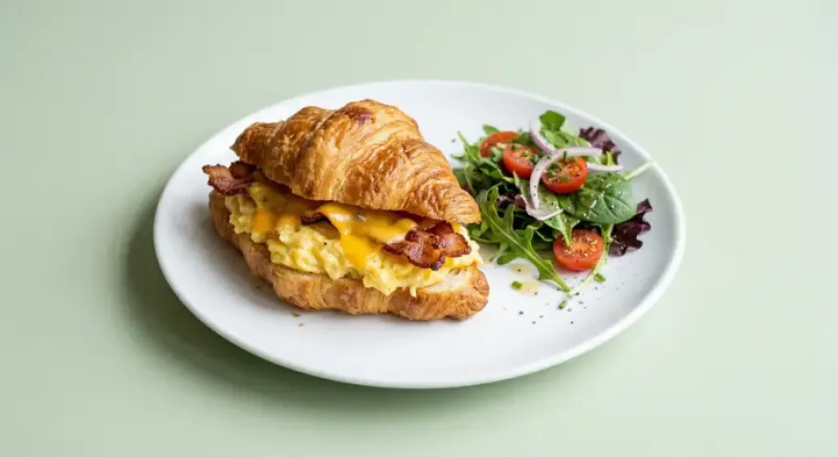 Croissant sandwich