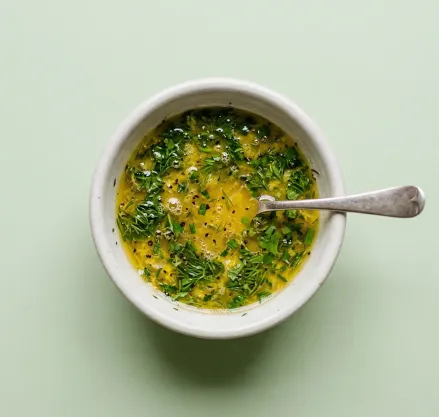 herbed lemon vinaigrette