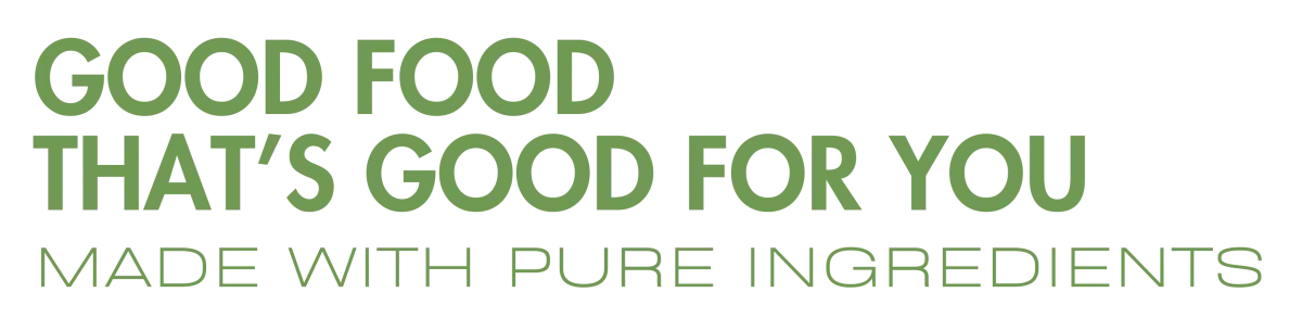 Good Food That's Good For You text